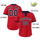 Custom Two-Button Baseball Jersey Classic Style Team Shirts For Adults