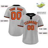 Custom Two-Button Baseball Jersey Classic Style Team Shirts For Adults
