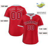 Custom Two-Button Baseball Jersey Classic Style Team Shirts For Adults