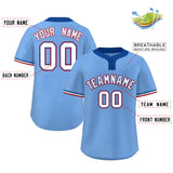 Custom Two-Button Baseball Jersey Classic Style Team Shirts For Adults