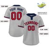 Custom Two-Button Baseball Jersey Classic Style Team Shirts For Adults