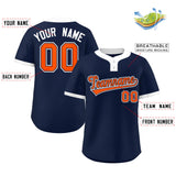 Custom Two-Button Baseball Jersey Classic Style Game Sport Shirt